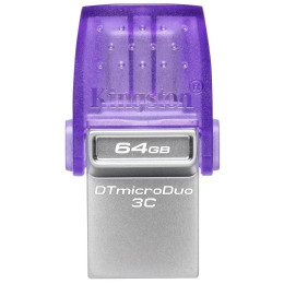 Флеш пам`ять Kingston DataTraveler microDuo 3C 64GB Type-C  (DTDUO3CG3/64GB)