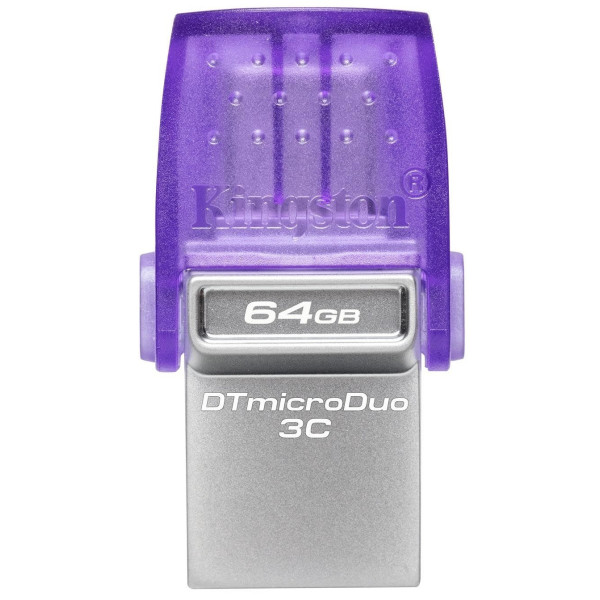Флеш пам`ять Kingston DataTraveler microDuo 3C 64GB Type-C  (DTDUO3CG3/64GB)