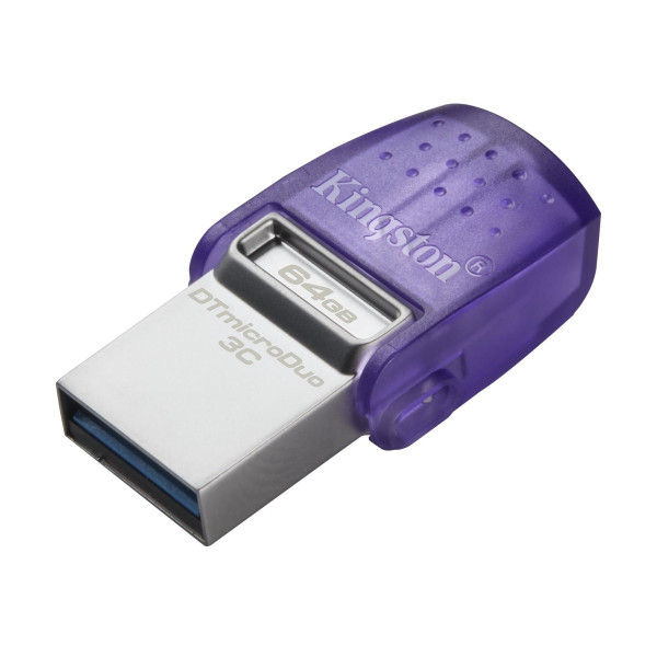 Флеш пам`ять Kingston DataTraveler microDuo 3C 64GB Type-C  (DTDUO3CG3/64GB)