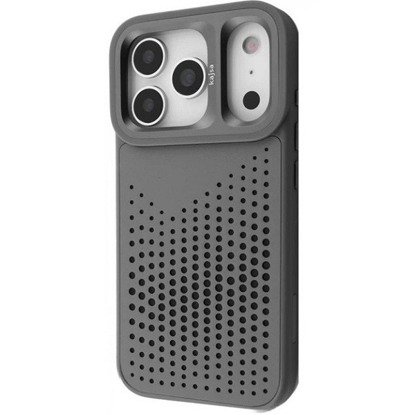 Чехол Kajsa Circle with Magnetic Ring для iPhone 17 Pro Max Gray