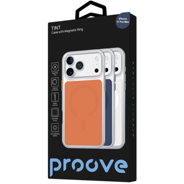 Чехол Proove Tint with Magnetic Ring для iPhone 17 Pro Max White (PCTCIP17PM14)