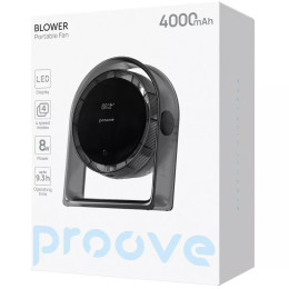Вентилятор портативний Proove Blower Gray (PFBR08002003) 2