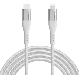 USB кабель BRAID2 Type-C to Lightning 30W 1.2m White (GBCL13WH)