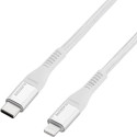 USB кабель BRAID2 Type-C to Lightning 30W 1.2m White (GBCL13WH)