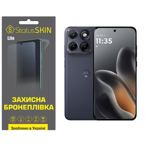 Полиуретановая пленка StatusSKIN Lite для Motorola Edge 70 Fusion Глянцевая