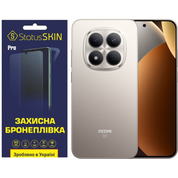 Поліуретанова плівка StatusSKIN Pro на екран Xiaomi Redmi Note 15 Pro 5G Глянцева