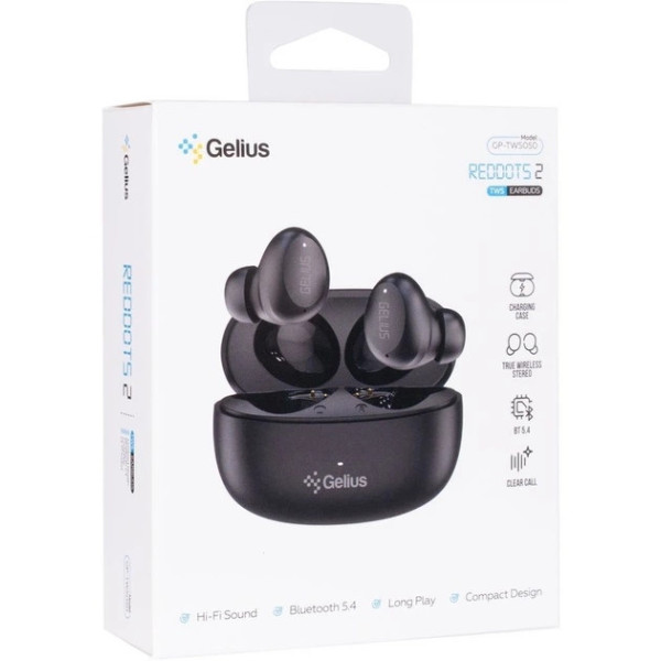Bluetooth-гарнітура Gelius Reddots 2 GP-TWS050 Black