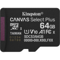 Карта пам'яті Kingston Canvas Select Plus microSDHC 64GB UHS-I R100MB/s (SDCS3/64GBSP)