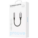 Адаптер Proove SoundMesh Lightning to 3.5 mm Gray (ACSM00005101)