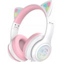 Bluetooth-гарнітура Proove Kids Neko (APP) White/Pink (HPNK0001AP25)