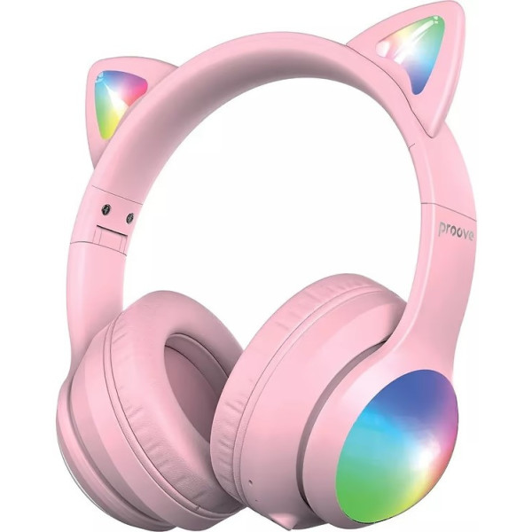 Bluetooth-гарнітура Proove Kids LumiCat (APP) Pink (HPLC0001AP27)