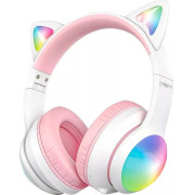 Bluetooth-гарнитура Proove Kids LumiCat (APP) White/Pink (HPLC0001AP25)