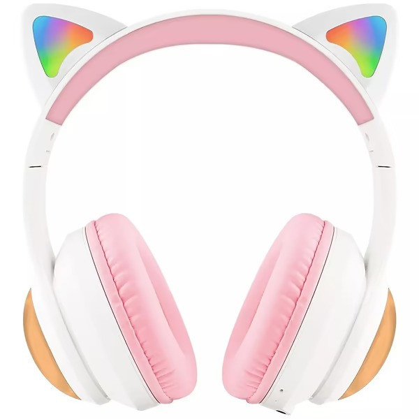 Bluetooth-гарнітура Proove Kids LumiCat (APP) White/Pink (HPLC0001AP25)