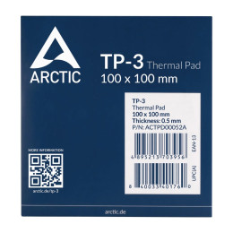 Термопрокладка Arctic TP-3 100х100х0.5 мм (ACTPD00052A) 2