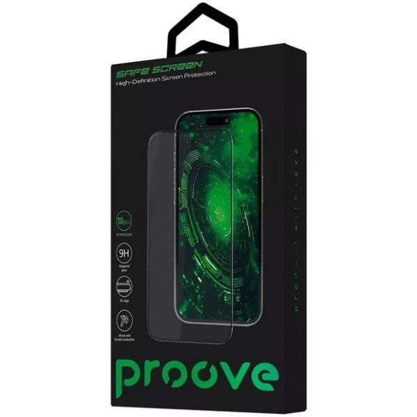 Защитное стекло Proove Safe Screen для Samsung A36 5G A366/A56 5G/S24 FE/S25 FE Black (PGPSS1SGA361)
