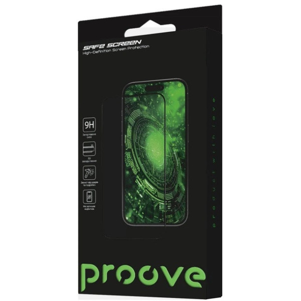 Захисне скло Proove Safe Screen для Samsung S26 Ultra Black (PGPSS1GS26U1)
