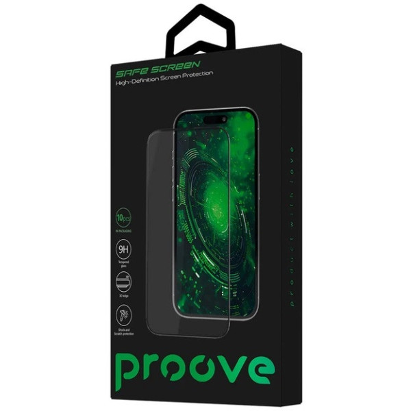 Захисне скло Proove Safe Screen для Samsung S24 Plus/S25 Plus Black (PGPSS1GS24P1)