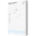 Кабель Proove Simple Silicone USB to Type-C 3A 1m White (CCSS15001202)