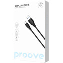 Кабель Proove Simple Silicone USB to Type-C 3A 1m Black (CCSS15001201)