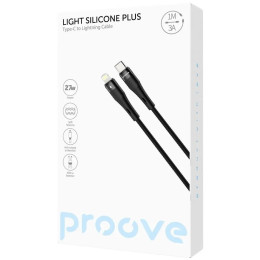 Кабель Proove Simple Silicone Type-C to Lightning 27W 1m Black (CCSS27002101) 2