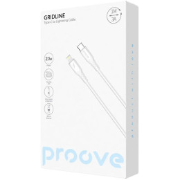 Кабель Proove Simple Silicone Type-C to Lightning 27W 1m White (CCSS27002102)