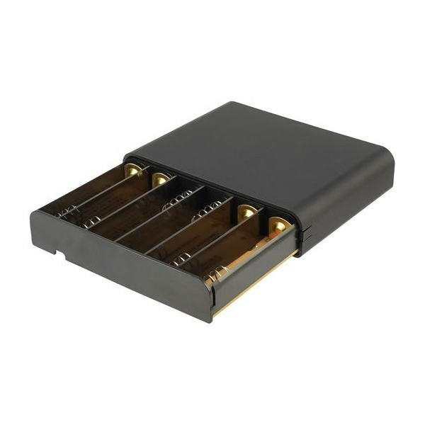 Портативный источник питания 6-cell battery 5V/9V/12V  (No battery) Black