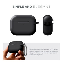 Чохол для навушників ArmorStandart Hang Case для Apple AirPods Pro 2 Black (ARM68601) 2
