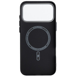 Чохол ArmorStandart LikeCarbon2 MagCase для Apple iPhone 17 Pro Max Kevlar Black (ARM88377)
