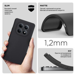 Купити Чохол ArmorStandart Matte Slim Cam Cov для Xiaomi Redmi Note 15 4G/5G/Poco M8 5G Black (ARM89714) у Харкові. Ціна, фото,