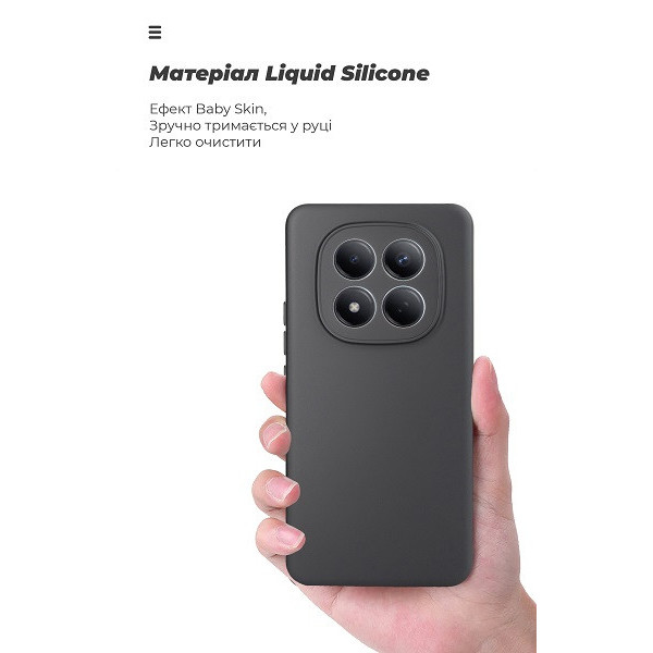 Купить Чехол ArmorStandart ICON Camera Cov для Xiaomi Redmi Note 15 Pro 4G Black (ARM89706) в Харькове. Цена, фото, заказать в У