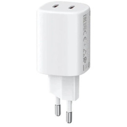 Мережевий зарядний пристрій Xiaomi 45W Nano Turbo 2xType-C White (BHR087OEU) 2