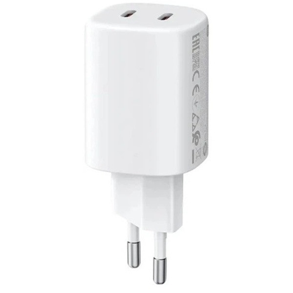Мережевий зарядний пристрій Xiaomi 45W Nano Turbo 2xType-C White (BHR087OEU)
