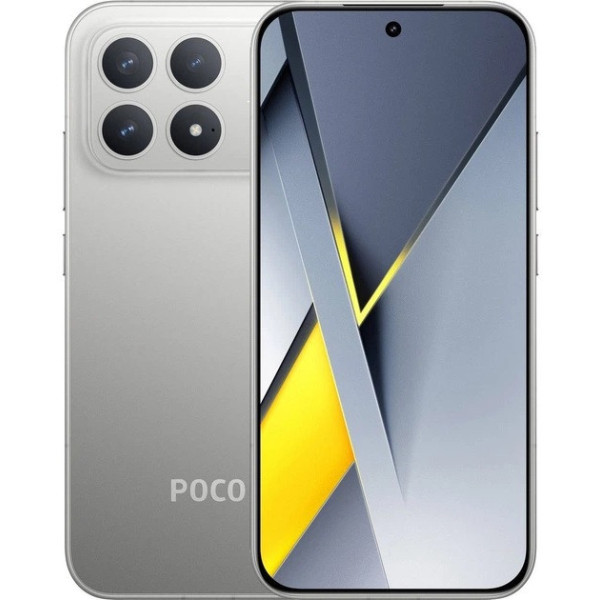 Смартфон Poco F8 Pro 12/512GB Titanium Silver (with Adapter) EU