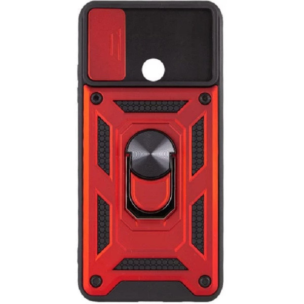 Чехол Camshield Serge Ring for Magnet для Xiaomi Redmi A1 Plus/A2 Plus/Poco C50 Красный
