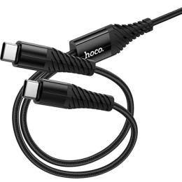 Кабель Hoco X123 2-in-1 Type-C to 2 Type-C 2.4A 1.2m Black