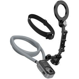 Тримач для телефону на шию Hoco K31 Campo magnetic neck-hanging holder Black Gray
