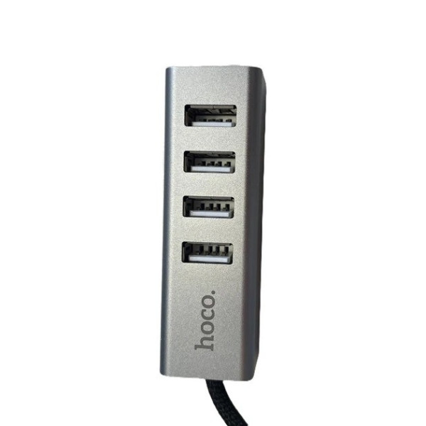 USB HUB HOCO HB1A 4USB Black