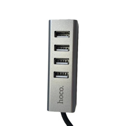 USB HUB HOCO HB1A 4USB Black