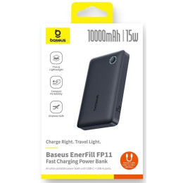 Power Bank Baseus EnerFill FP11 15W 10000mAh Black (P1008210C123-00)