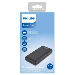 Power Bank Philips 20000mAh 20W Black