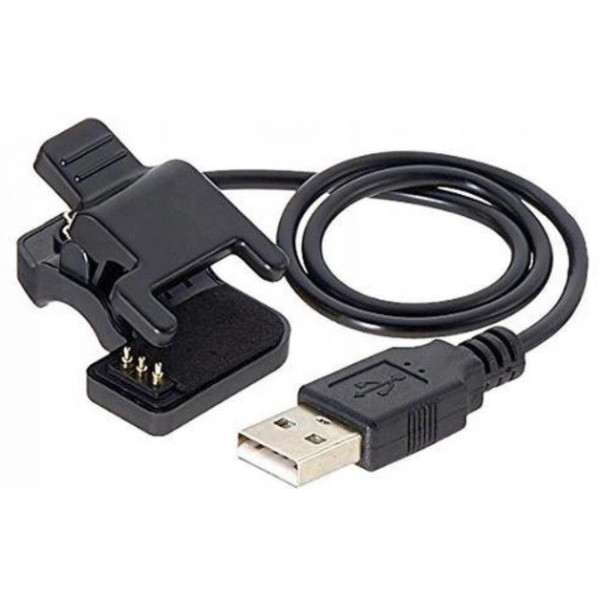 Зарядный кабель для смарт-часов 3-pin Clip Black