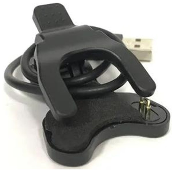 Зарядний кабель для смарт-годинників 2-pin Clip Black
