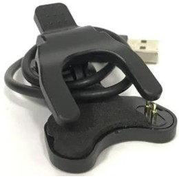 Зарядний кабель для смарт-годинників 2-pin Clip Black
