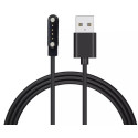 Зарядний кабель для смарт-годинників 4-pin 9.0mm Black