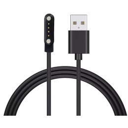 Зарядный кабель для смарт-часов 4-pin 9.0mm Black