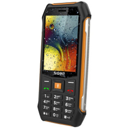 Телефон Sigma mobile X-Style 323 Rain Black/Orange