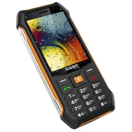 Телефон Sigma mobile X-Style 323 Rain Black/Orange