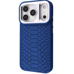Купити Чохол Kajsa Snake Pattern with Magnetic Ring iPhone 17 Pro Max Blue у Харкові. Ціна, фото, замовити в Україні