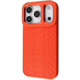 Купить Чехол Kajsa Snake Pattern with Magnetic Ring iPhone 17 Pro Max Orange в Харькове. Цена, фото, заказать в Украине