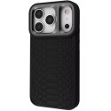 Купить Чехол Kajsa Snake Pattern with Magnetic Ring iPhone 17 Pro Max Black в Харькове. Цена, фото, заказать в Украине